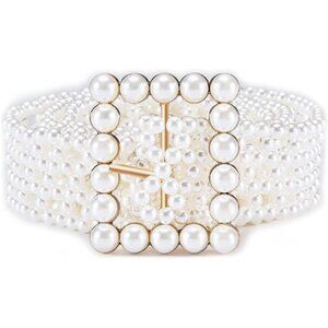 ✨ Pearl Belt Set (2 Styles) + Velvet Gift Bag | Gold & Silver Waist Chain